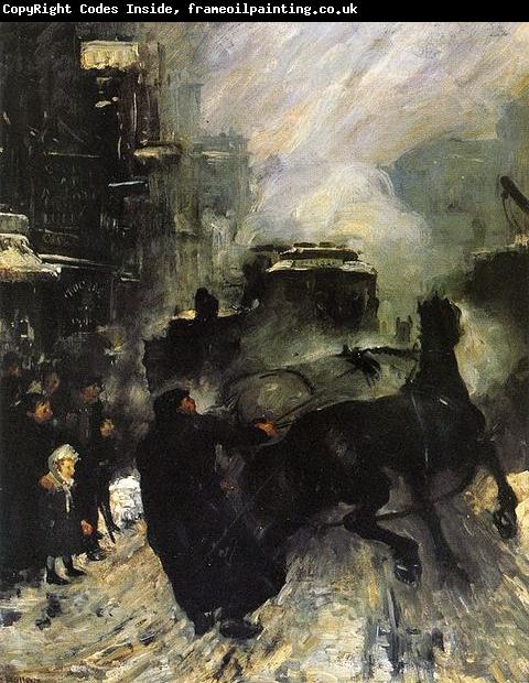 George Wesley Bellows Steaming Streets